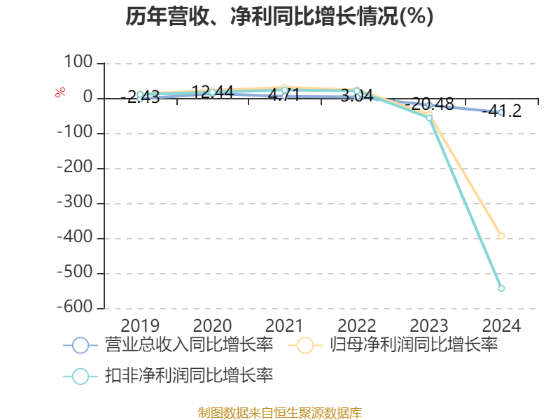 数字政通：2024年亏损3.96亿元
